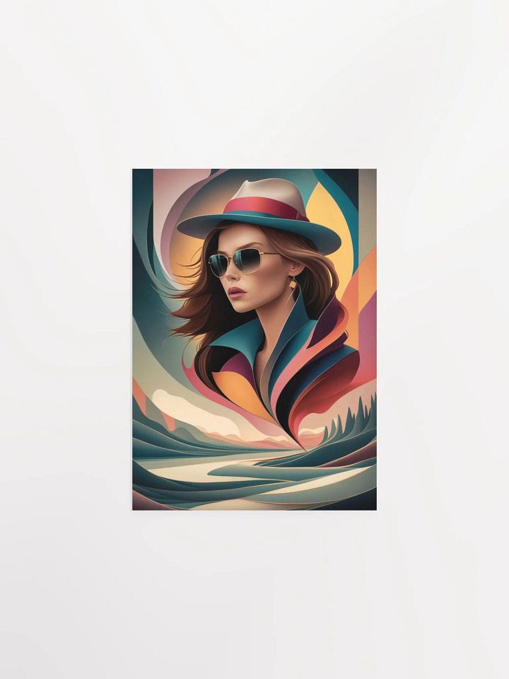 Abstract illustration of a Woman Poster - 13 product image (2)