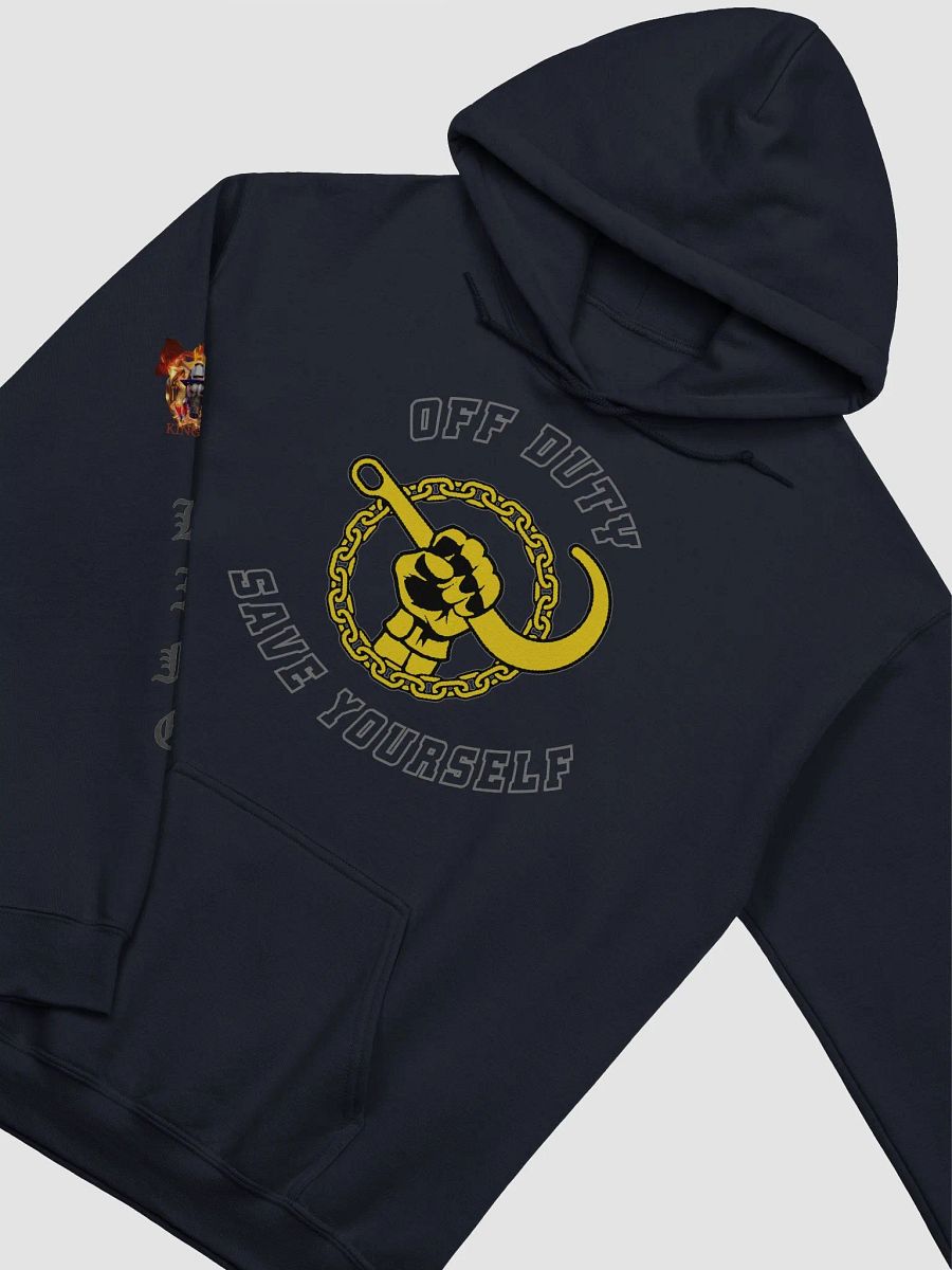 "Off Duty, Save Yourself" Tow Hoodie product image (1)