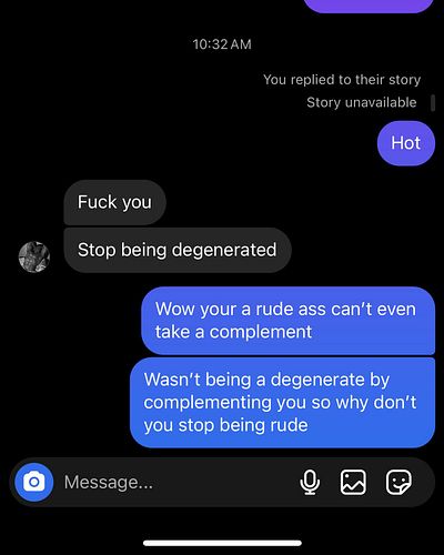 Mr Greekgod is a rude human being who can’t take a compliment when someone complements his looks