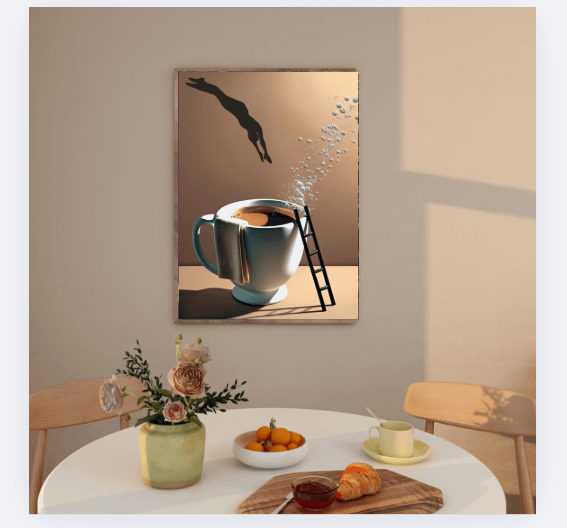 Coffee Diver Poster Wall Art product image (3)
