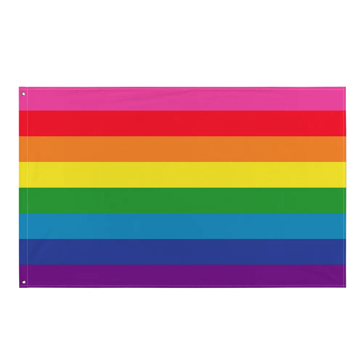 1978 Rainbow Pride Flag = 8-Color product image (1)