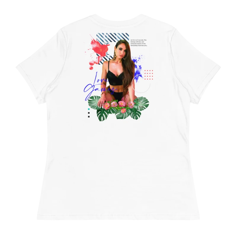 Love Games Delta Women's Tee - White product image (2)