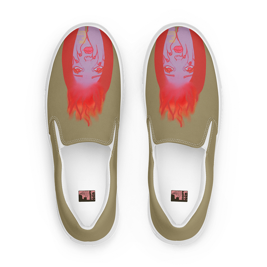 "Up in Flames" Canvas Slip On Shoes (Women's) product image (1)