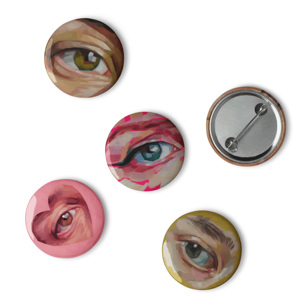 Eye Portrait Pin Set product image (3)