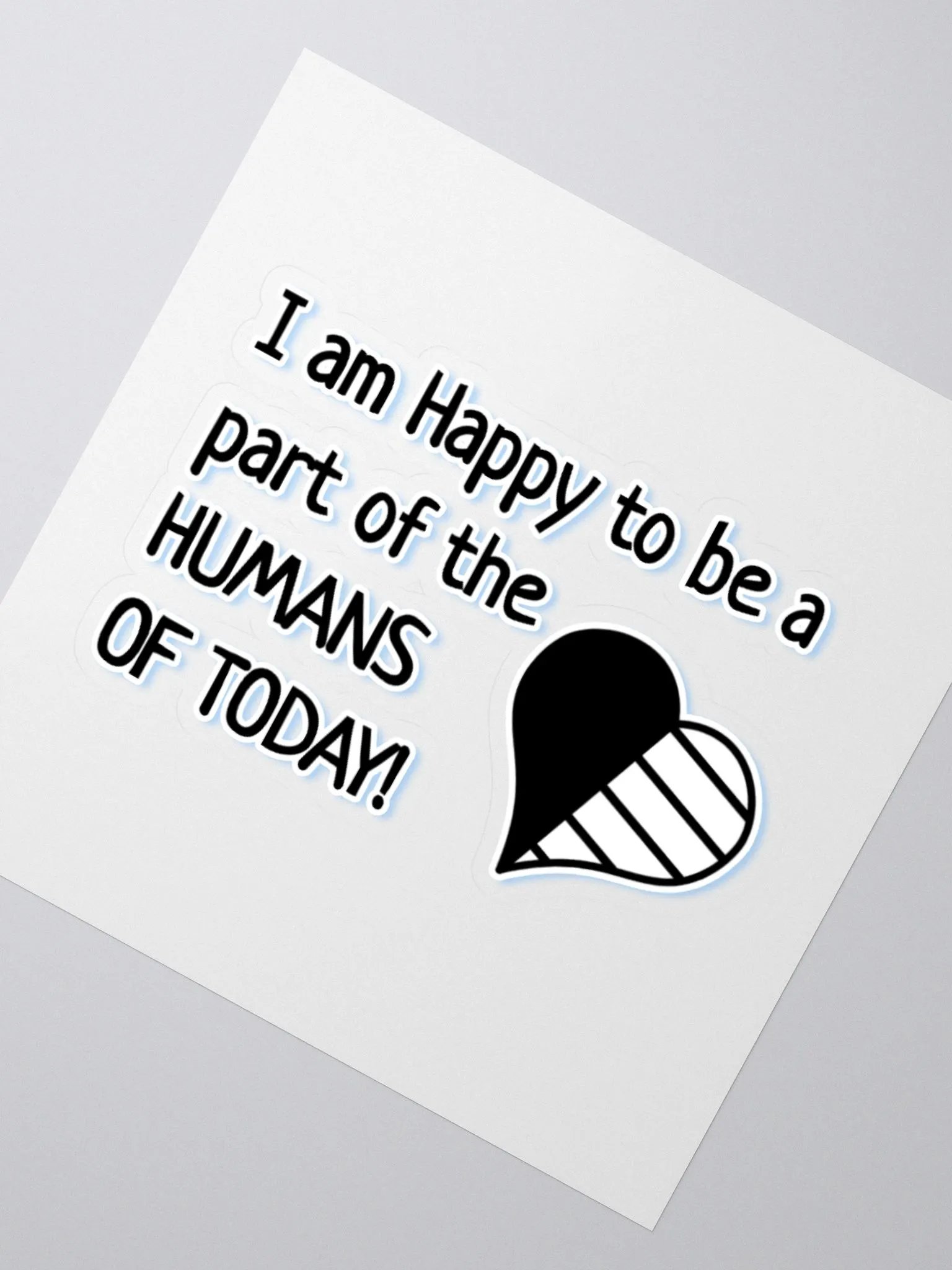 Humans Of Today [Blue] Sticker product image (2)