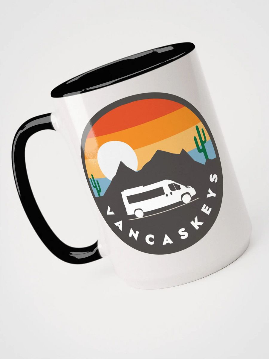 15oz. Coffee Mug (Black Two Logos) product image (4)