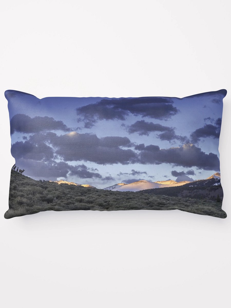 Sunset in the Colorado Mt Pillow product image (5)