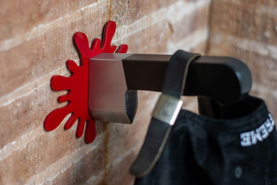 Splatter Knife Hook Set | Wall Mount Hooks for Coat, Jewelry, Towel & Hat product image (3)