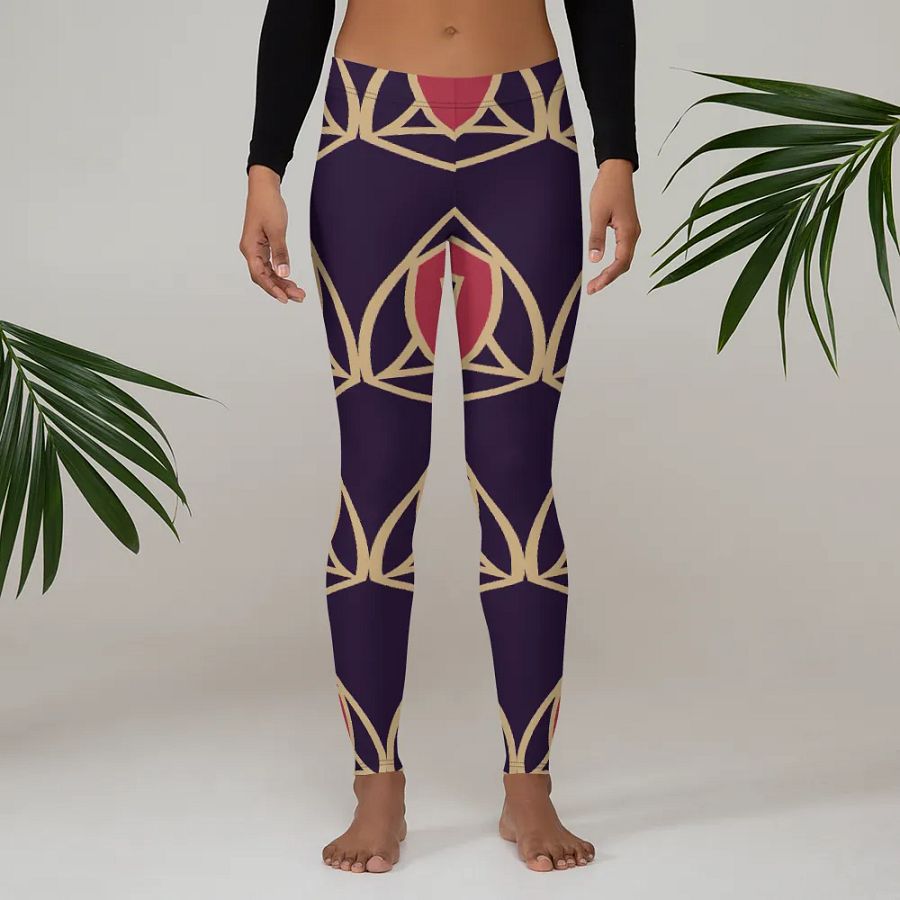 Golden Symmetry All-Over Leggings product image (3)