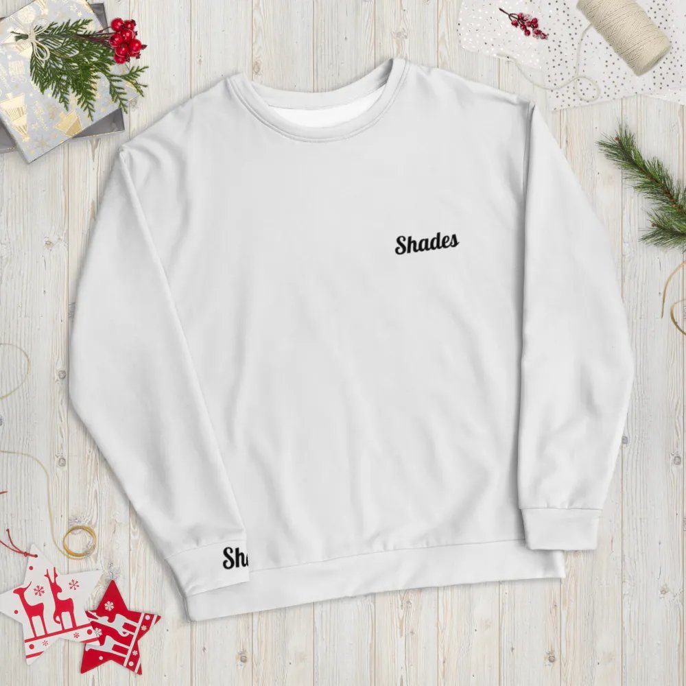 Shades Statement Sweatshirt (White) product image (7)