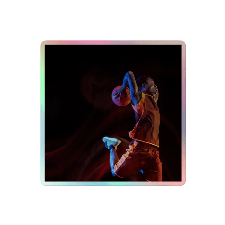Airborne Holographic Basketball Sticker Set product image (2)