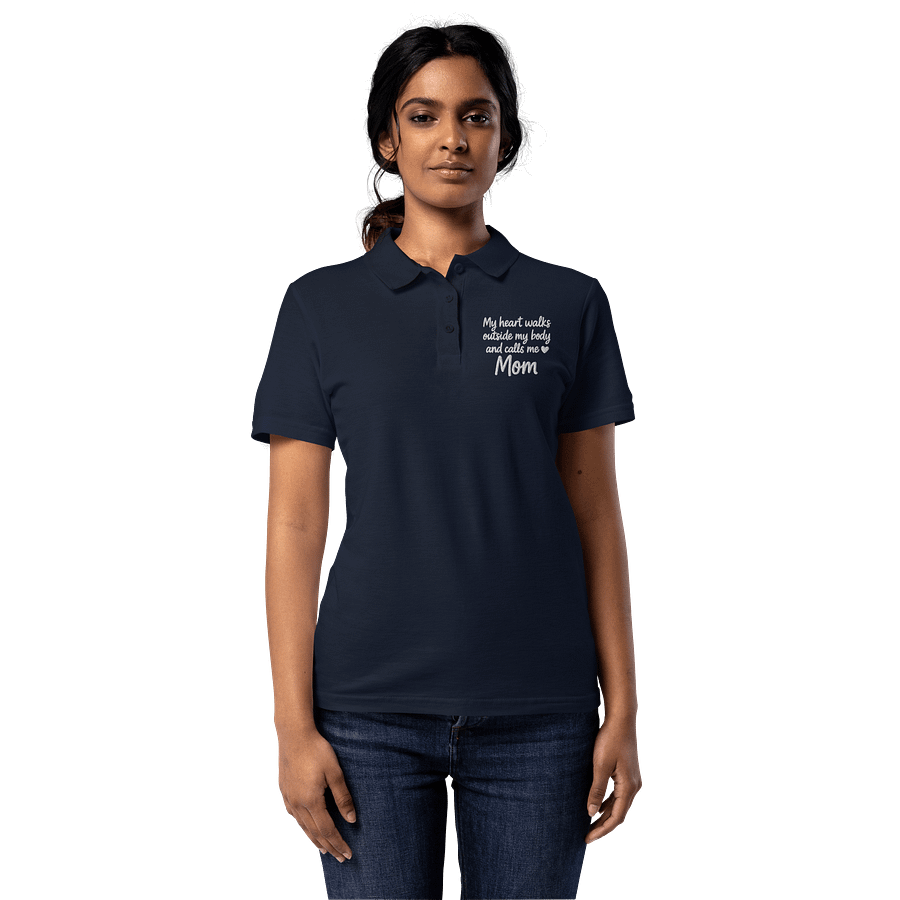 Mom's Heart Melts Polo Shirt product image (1)