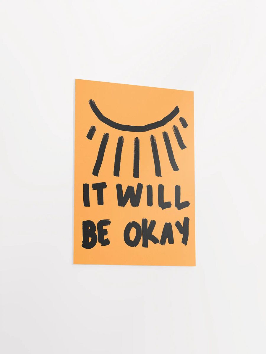 Be Okay Art Print product image (3)