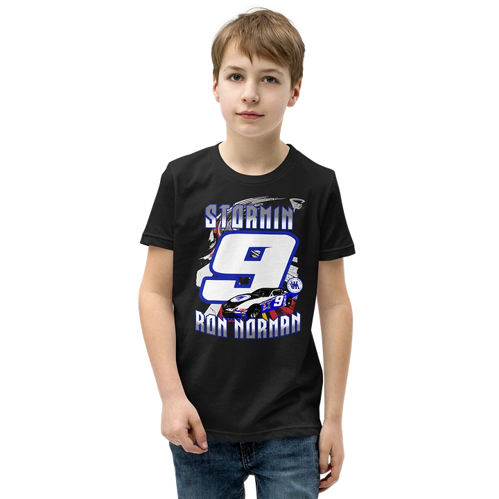 Stormin Ron Norman #9 Vision West Motorsports Youth tee product image (29)