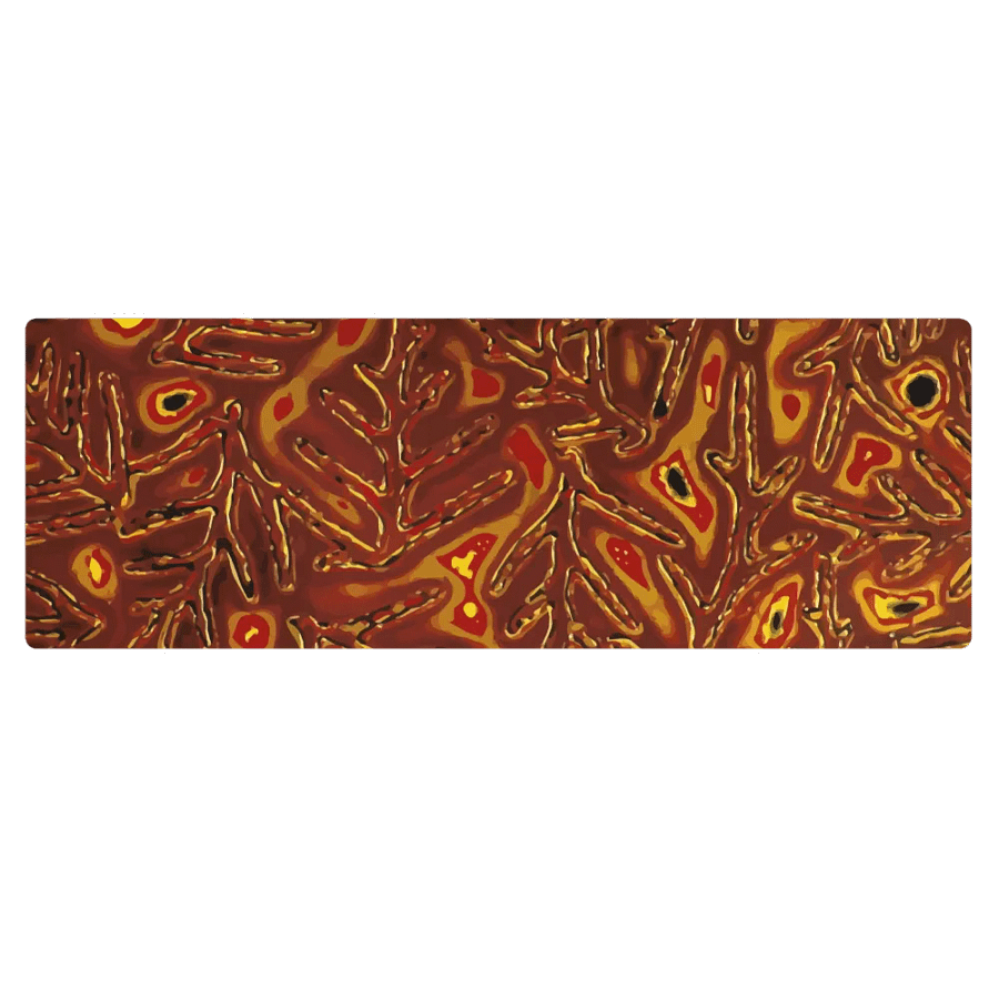 Japanese Fiery Abstract Yoga Mat product image (4)