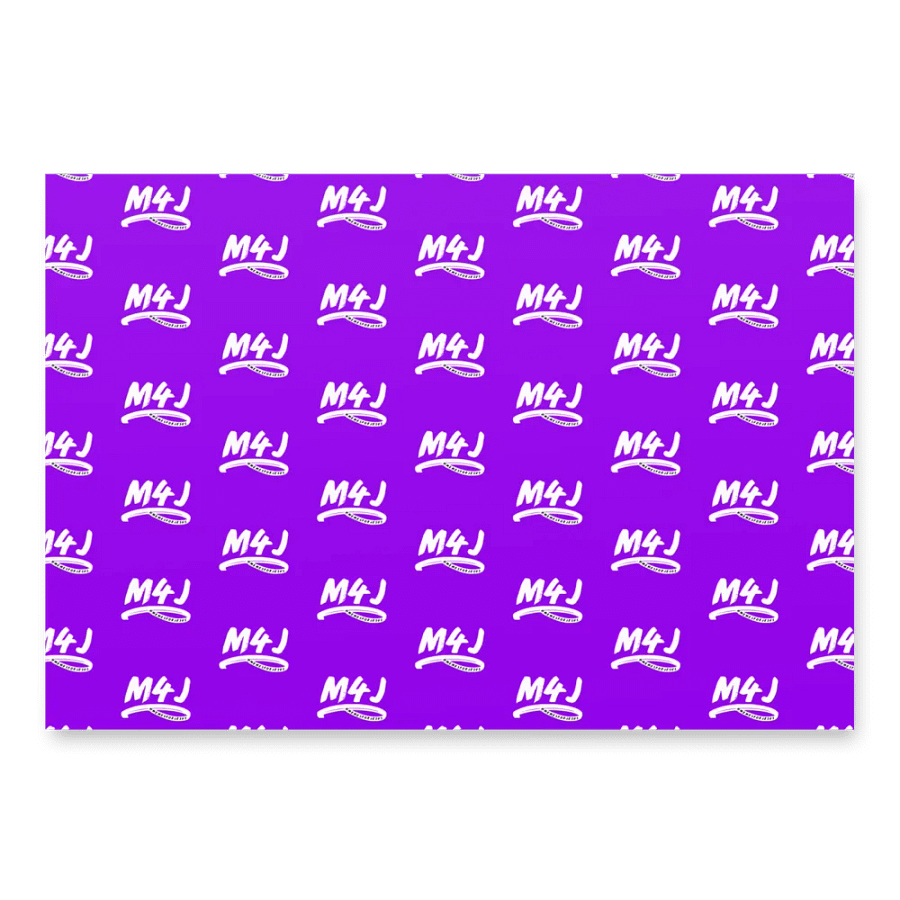 M4J Logo Gift Wrapping Paper product image (3)