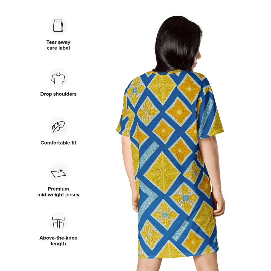 Diamond Dimension T Shirt Dress product image (11)