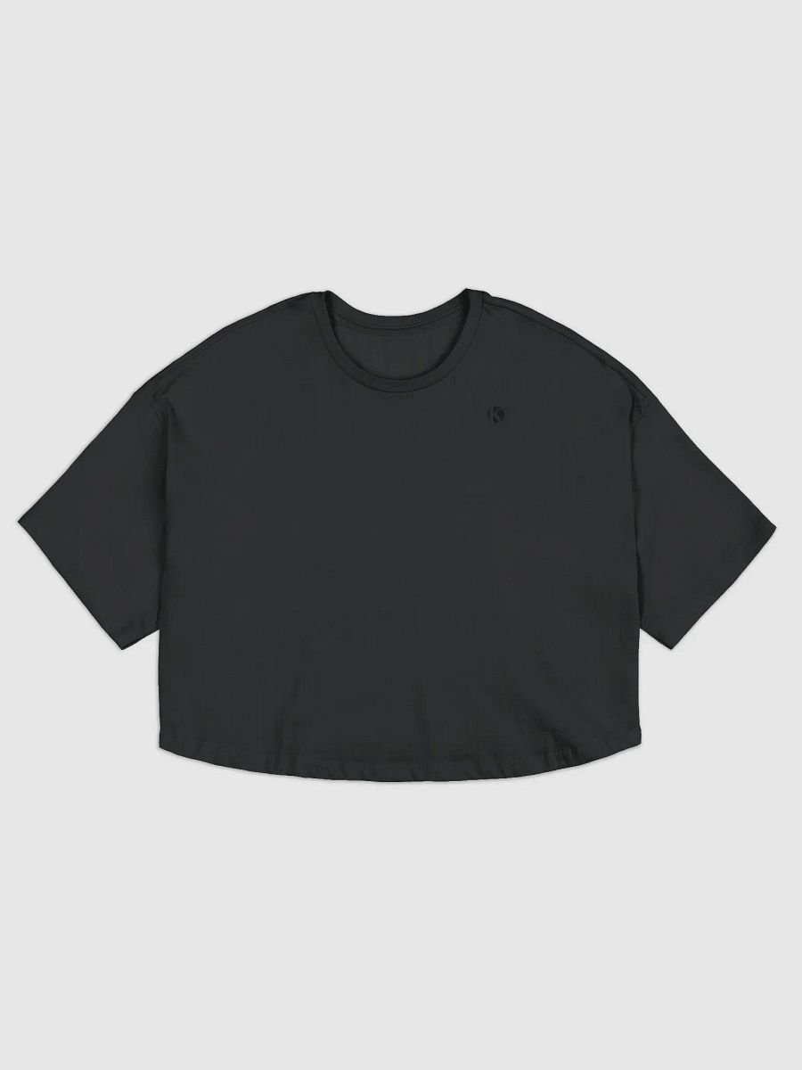 Loose Drop Shoulder Crop Top product image (1)