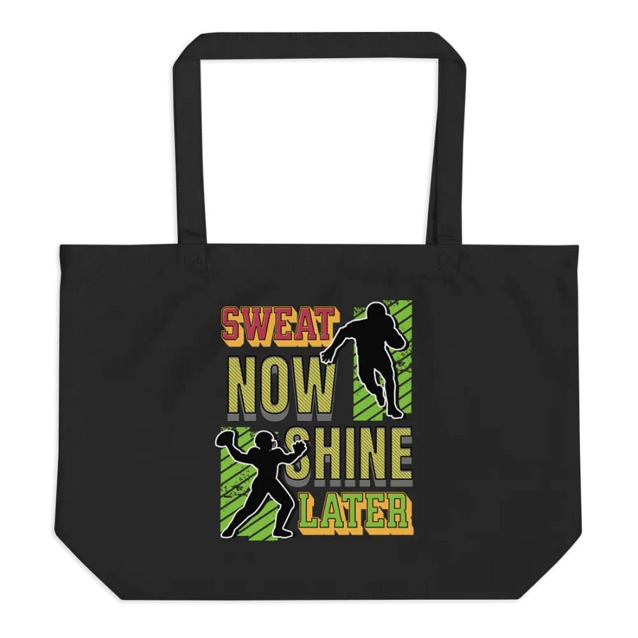 Sweat Now Shine Later Football Glory Tote product image (1)