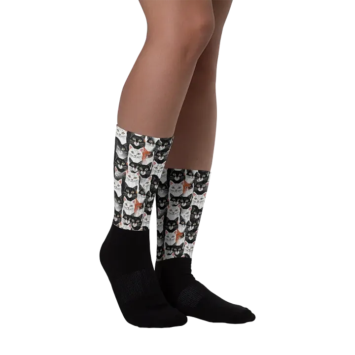 Katz Katz Katz Black Foot Socks product image (2)