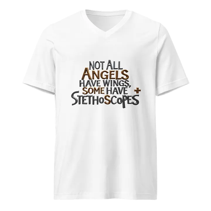Stethoscope Angel V-Neck Tee product image (1)