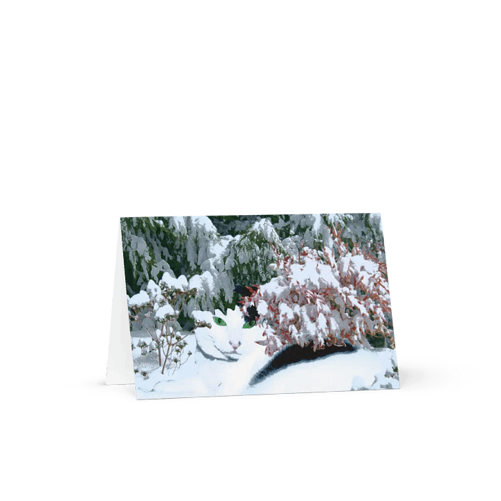 Winter Cat Greeting Card product image (1)