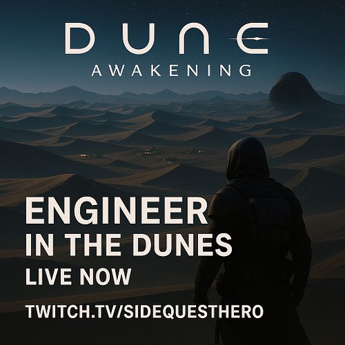 🧠⚙️ Back in the desert tonight.
We’re jumping right back into Dune: Awakening. More spice. More danger. More Sidekicks.

🔴 Co...