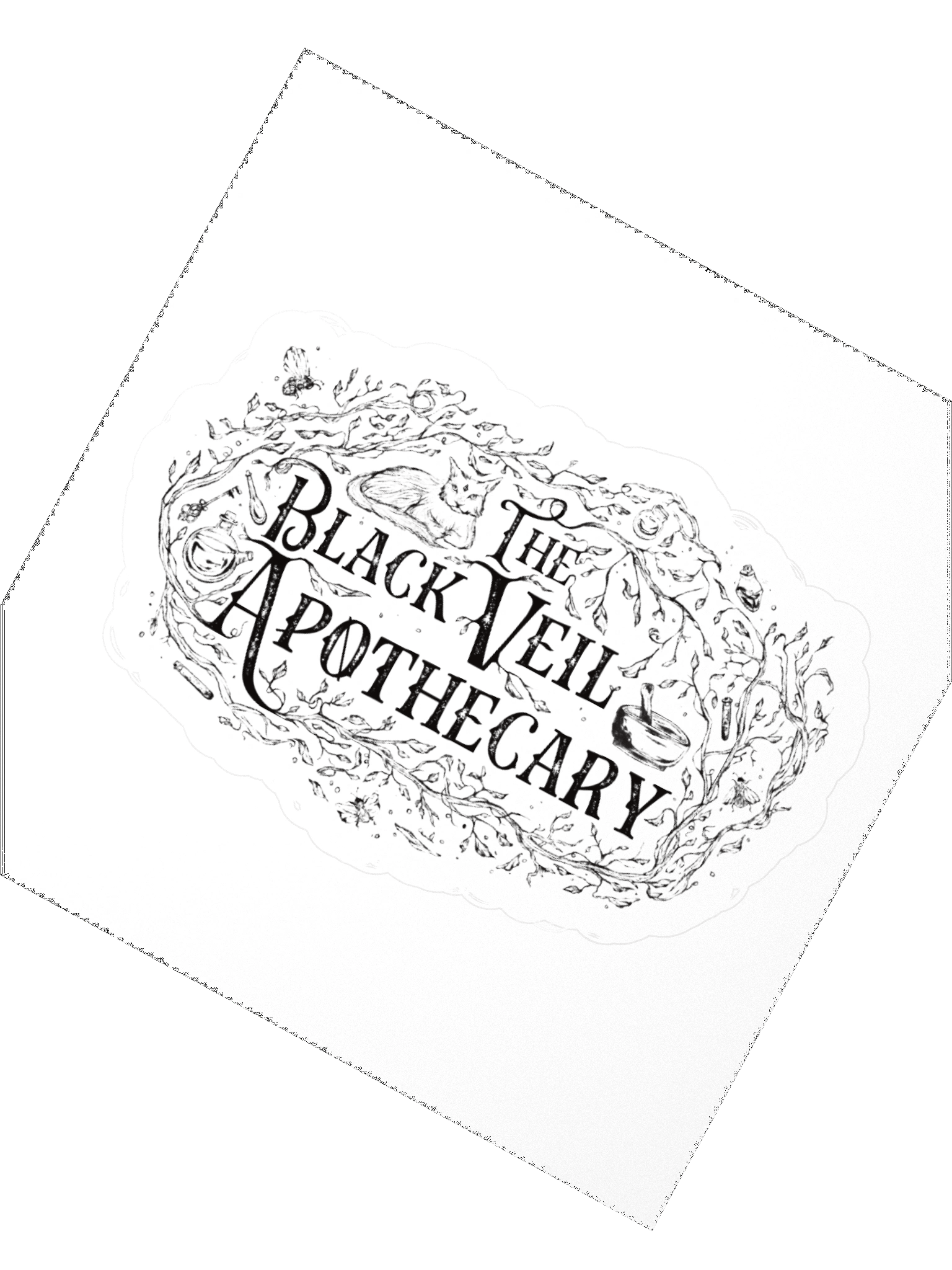 The Black Veil Apothecary Sticker product image (2)