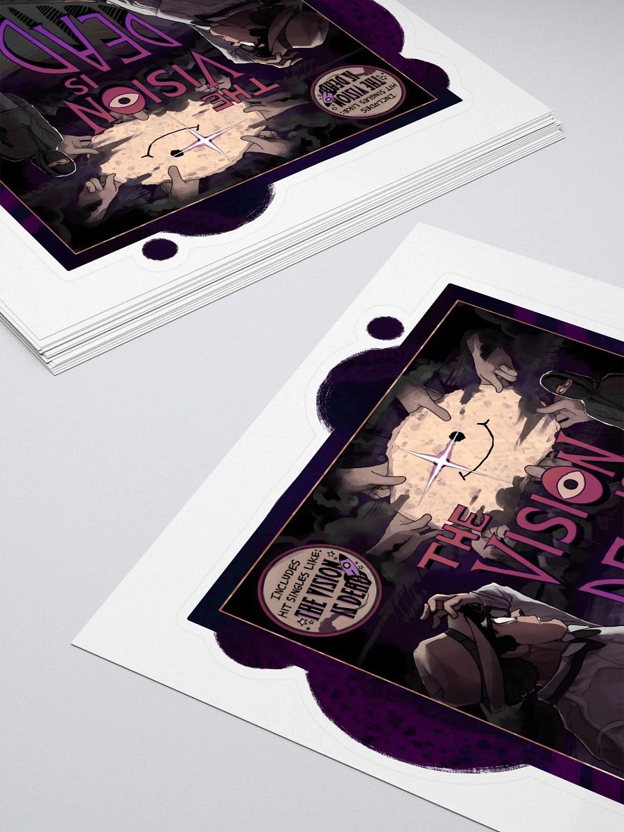 The Vision Is Dead Album Sticker (Border) product image (4)