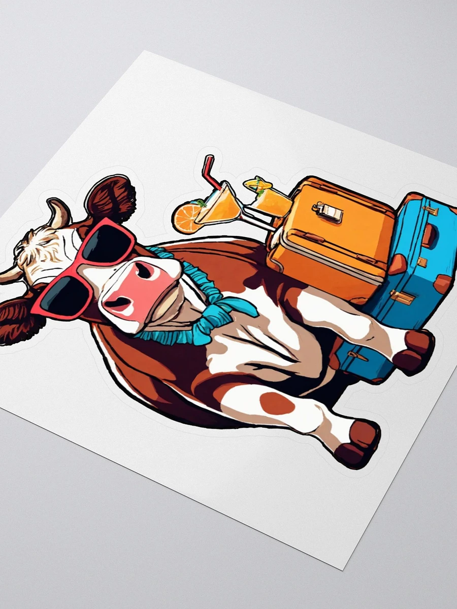 Vacation Cow Sticker product image (3)