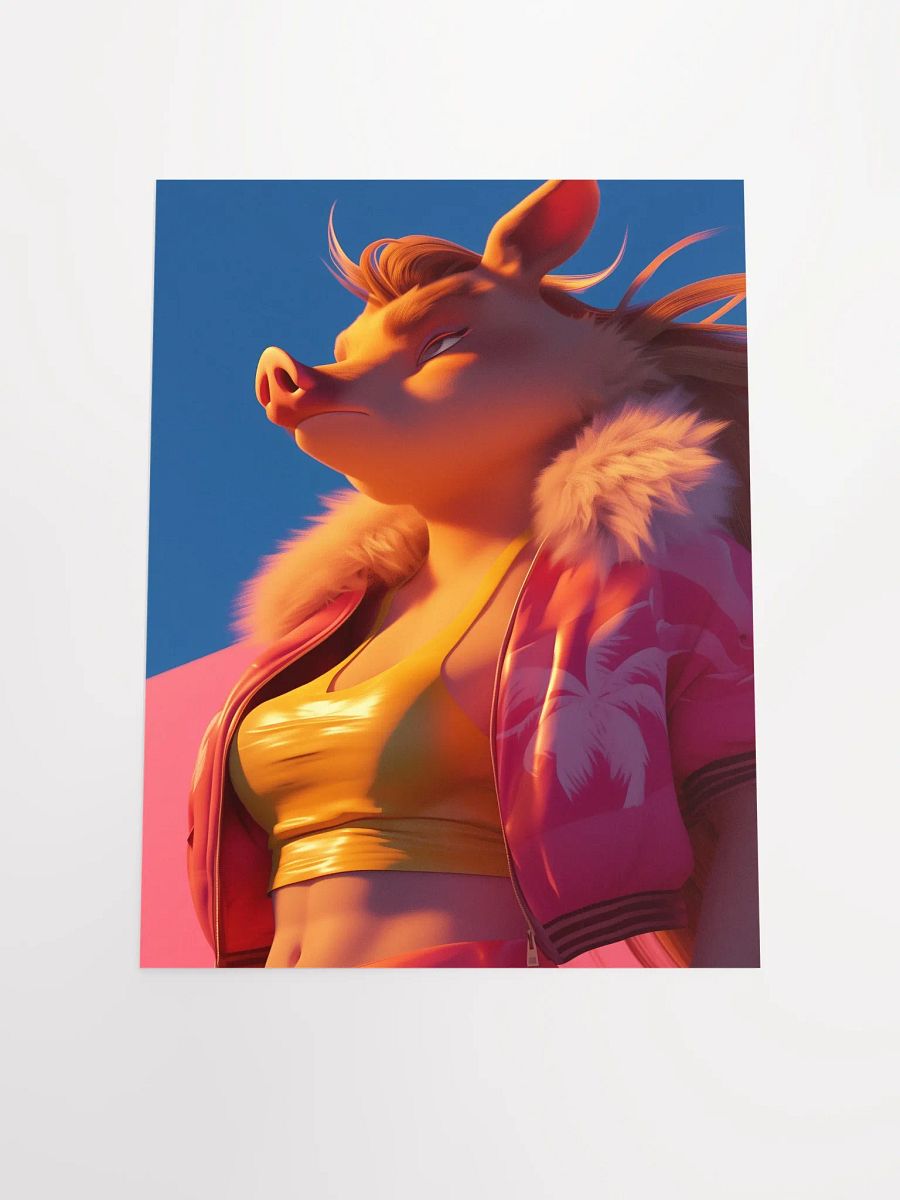 Confident Boar Fashion Poster product image (7)