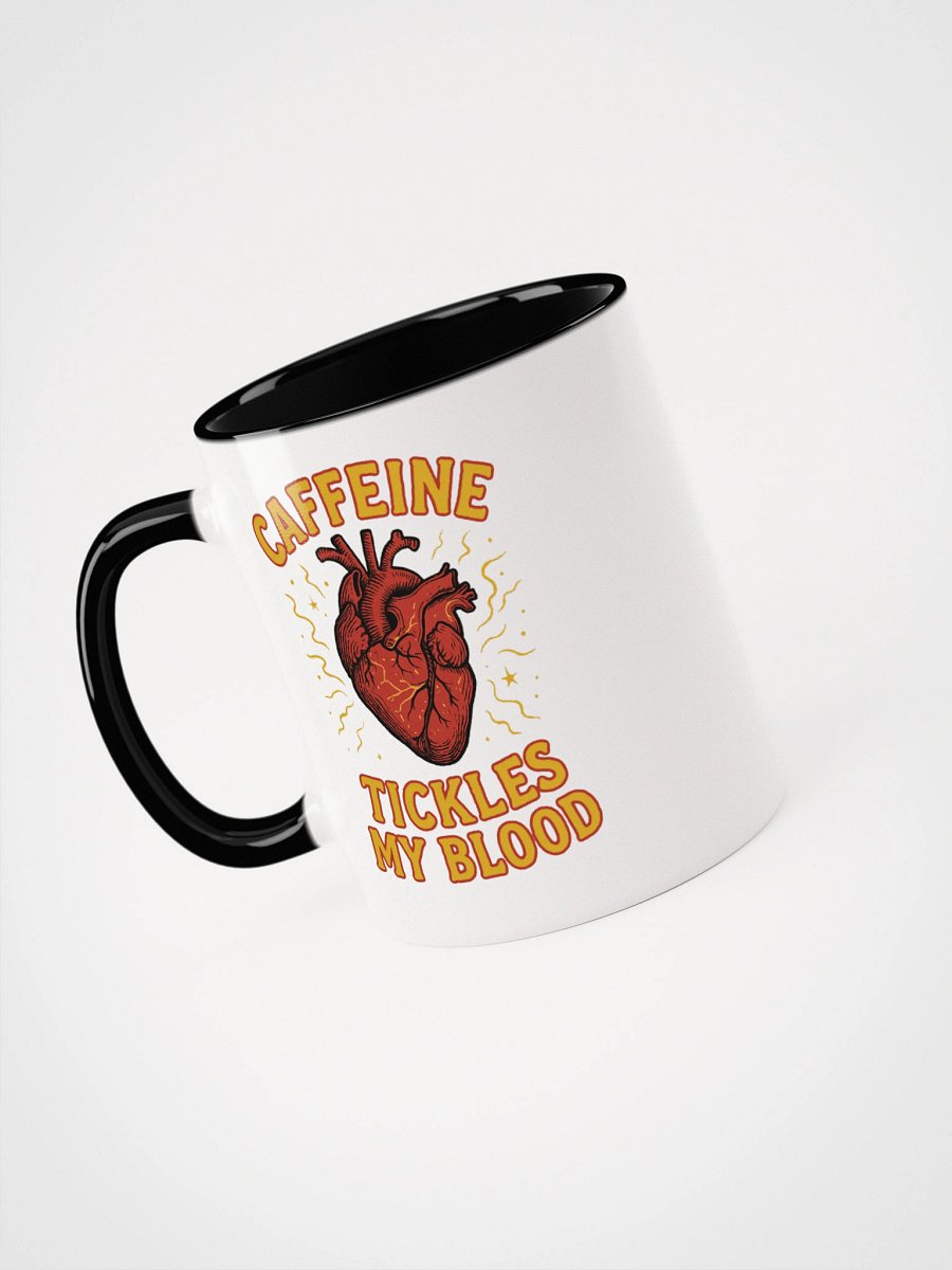 Caffeine Tickles My Blood (Anatomical Heart) Accent Mug product image (6)