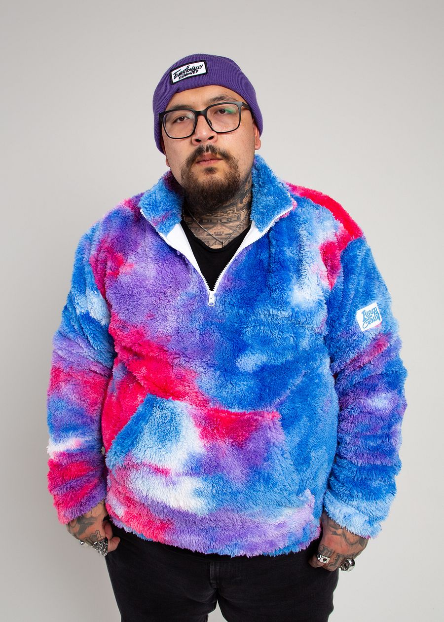 Keep Going Tie Dye Fleece - Quarter Zip product image (8)