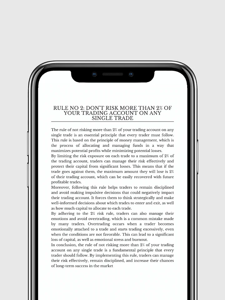 Trading Secrets 75 Rules Ebook product image (2)