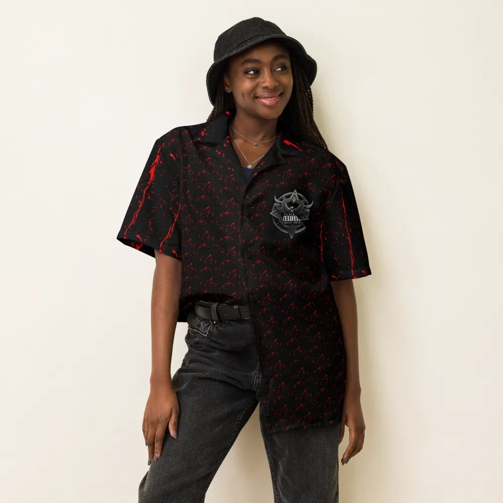 SHOT/THCEOs Hawaiian Shirts by thaddeus & crimson, the $THCBand | Underground Streetwear Brand Tops product image (6)