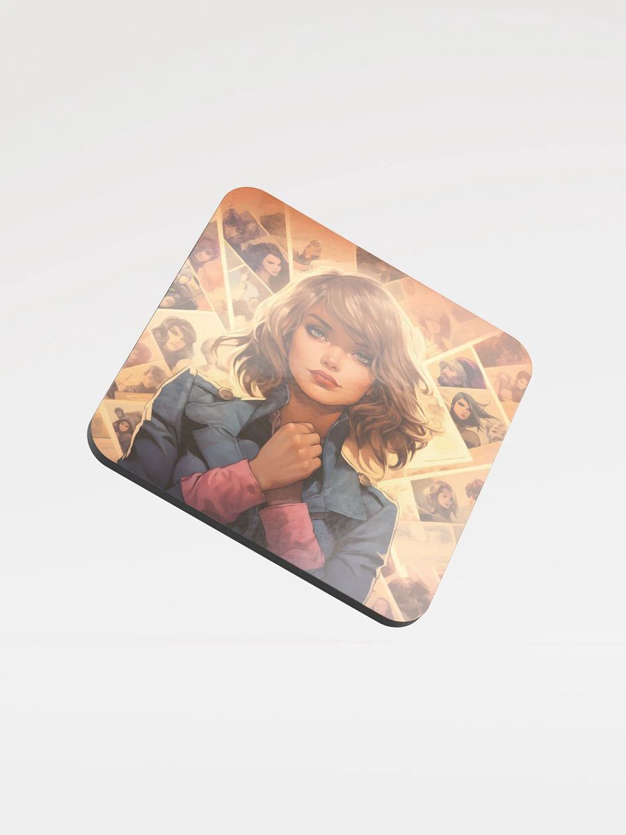 Pages Of My Life Glossed Cork Coaster product image (1)