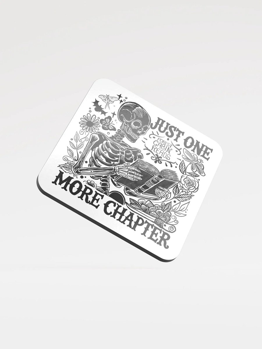 "One More Chapter" Skeleton Coaster product image (1)