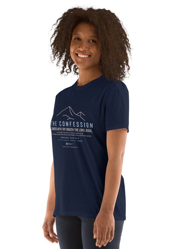 T-Shirt, The Road to Salvation, Step 2, CONFESSION/Confess, Short-Sleeve Unisex T-Shirt product image (19)