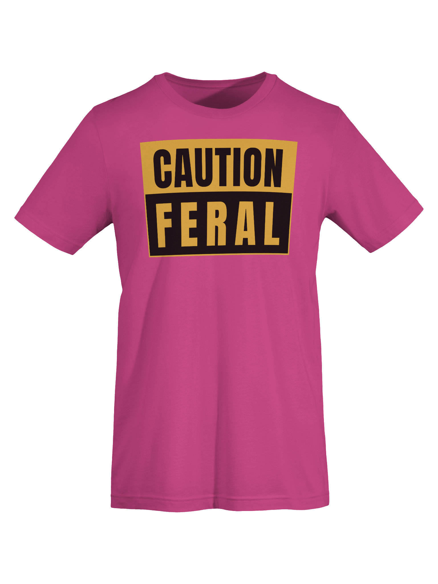 Caution Feral Bella+Canvas 3001 Supersoft T-Shirt product image (45)