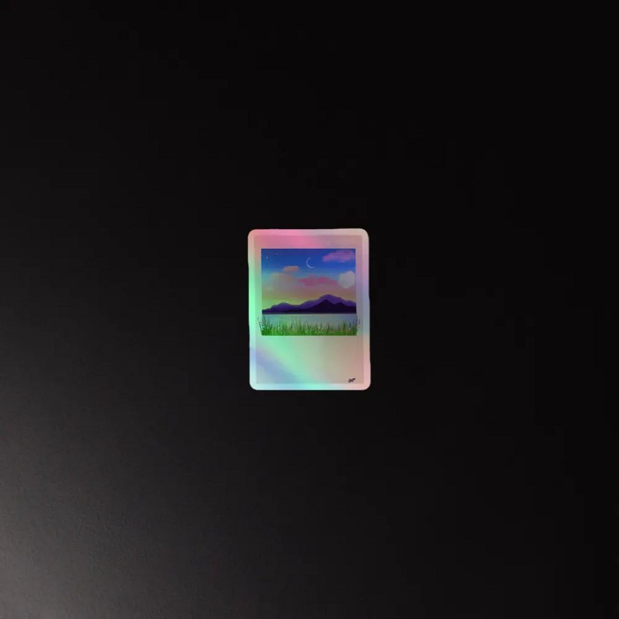 Dreamy memory holographic sticker product image (4)