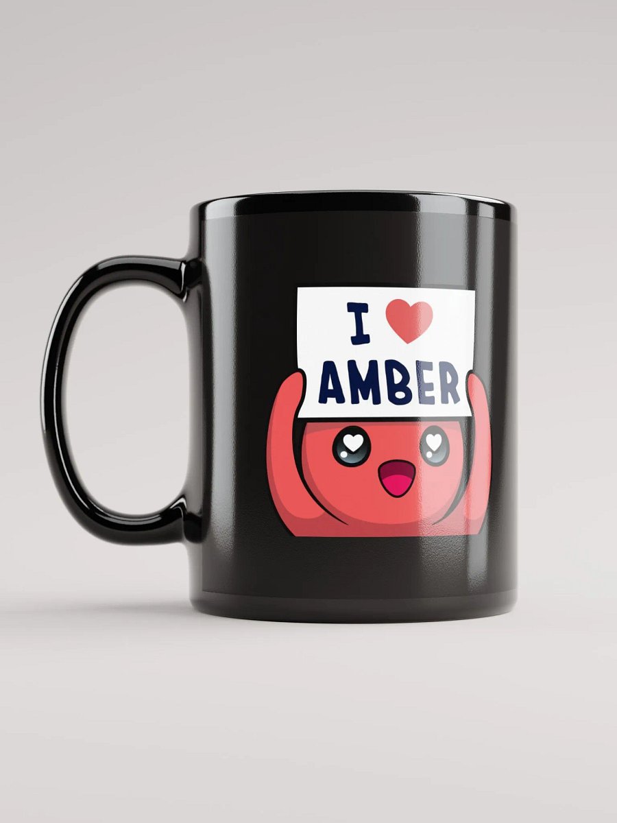 I ❤️Amber Mug Black product image (2)
