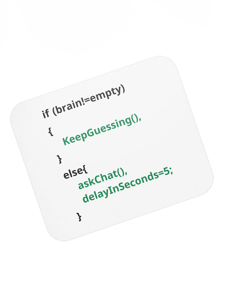 Wordle Gameplay Coding for Gamer Sean Mouse Pad product image (7)