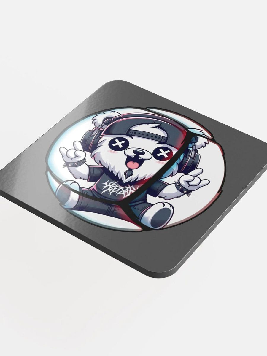 Psixkotic Bear Glossed Cork Coaster product image (4)