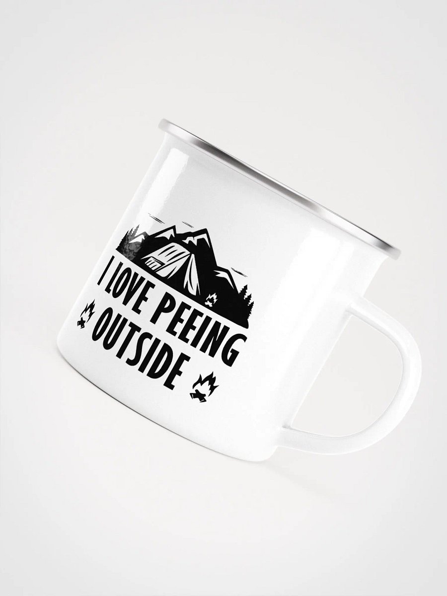 I Love Peeing Outside Enamel Mug product image (5)