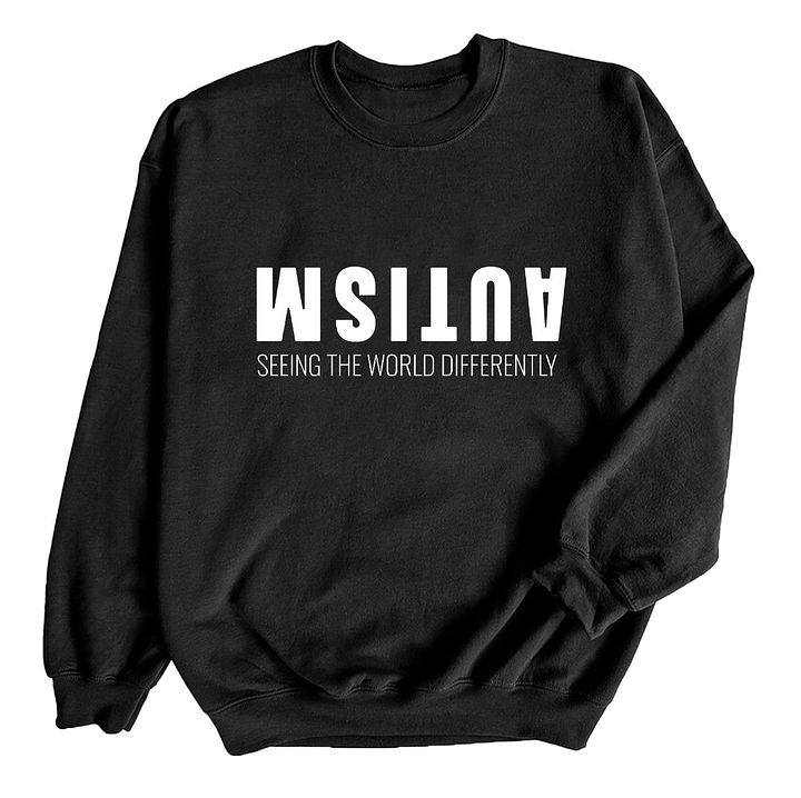 Autism Seeing The World Differently Crewneck product image (9)