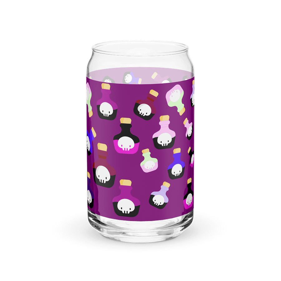 Cute Skull Potion Can-Shaped Glass product image (5)