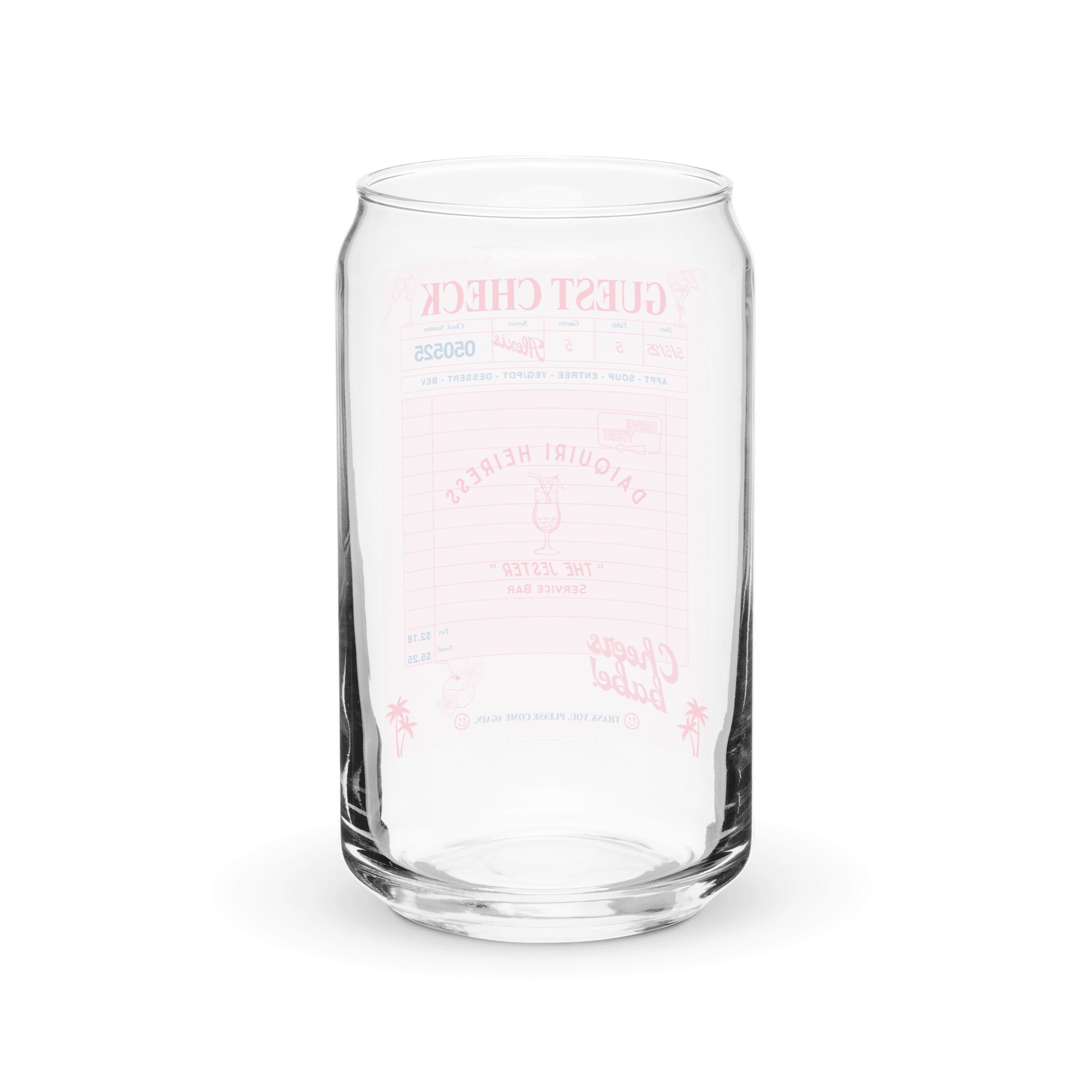 CHECK PLEASE! DAIQUIRI GLASS product image (6)