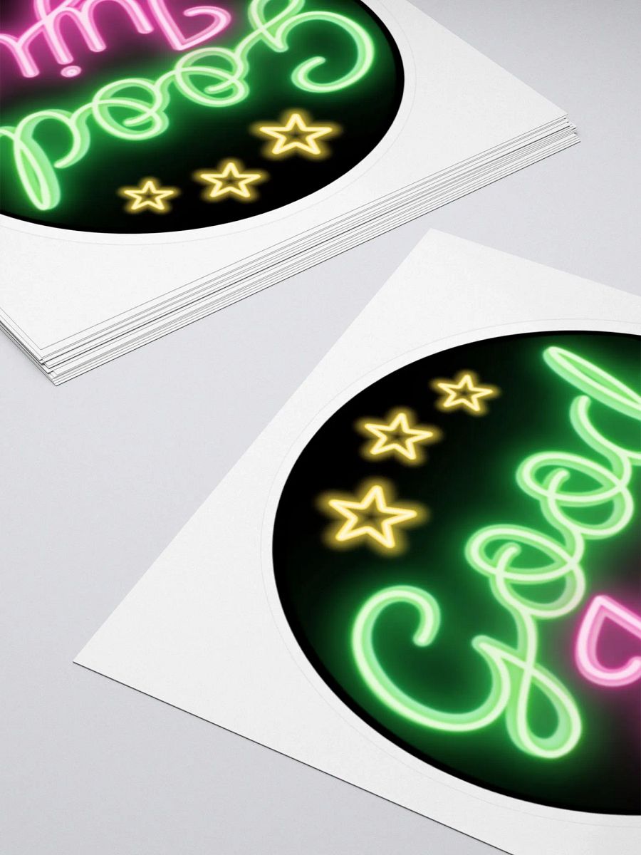 Neon Good Juju Stickers product image (4)