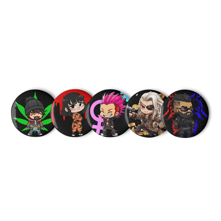 Big O and Friends! Button Collection #2 product image (1)