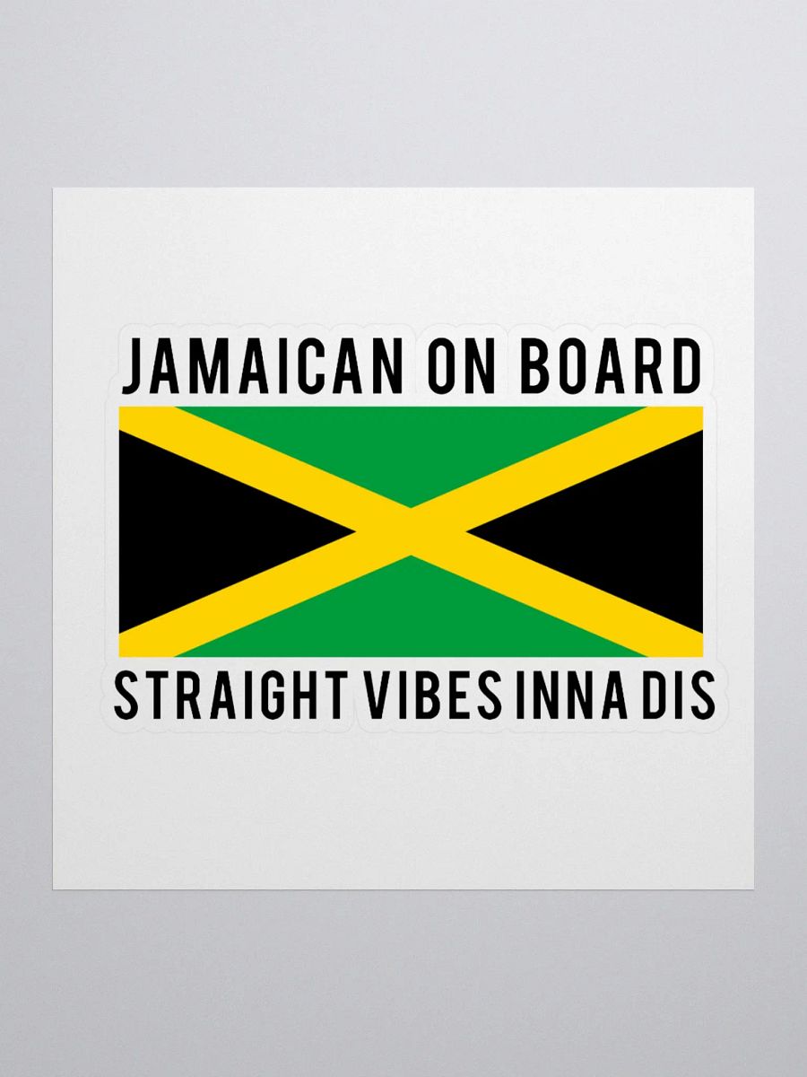 JAMAICAN ON BOARD STICKER product image (1)